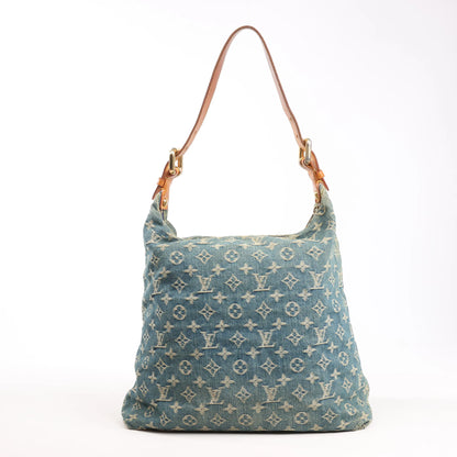 Louis Vuitton Baggy GM Monogram Denim Shoulder Bag in Blue M95048