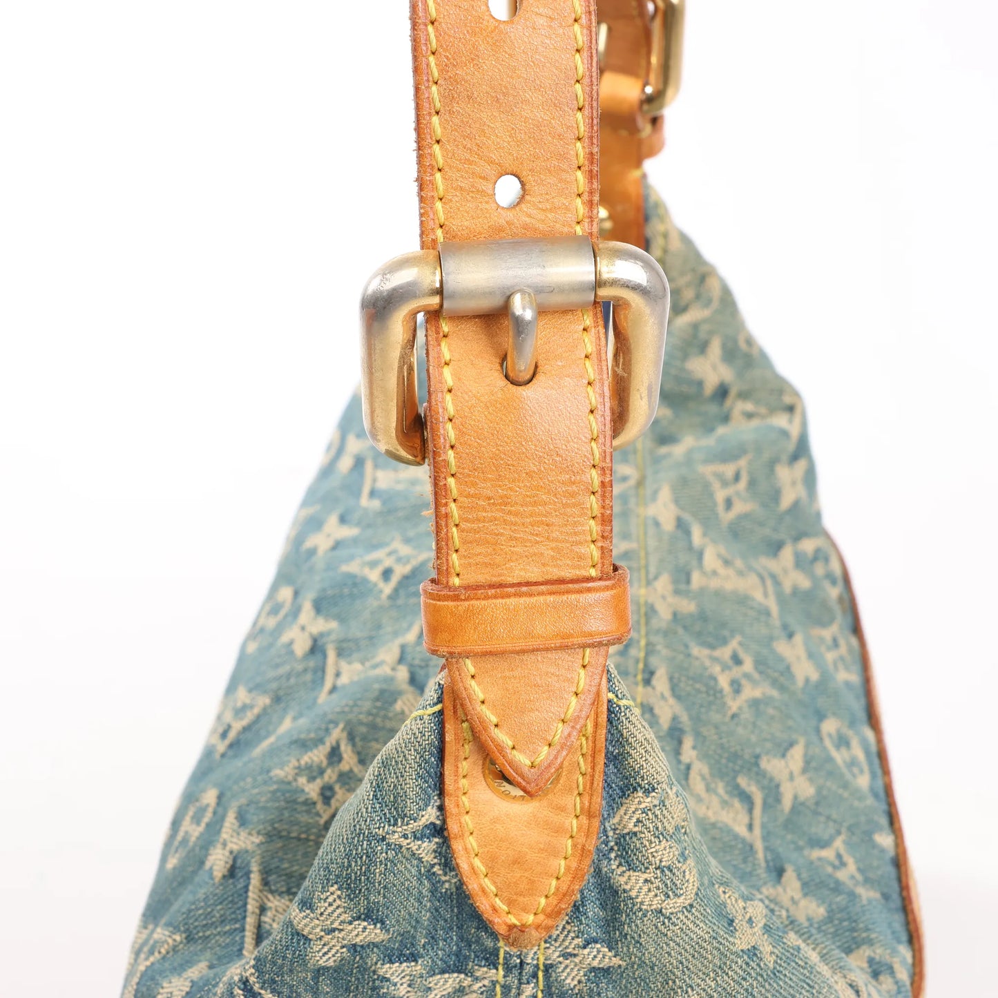 Louis Vuitton Baggy GM Monogram Denim Shoulder Bag in Blue M95048