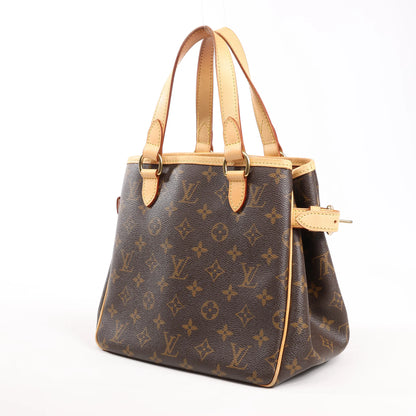 Louis Vuitton Batignolles Monogram Shoulder Bag in Brown M51156