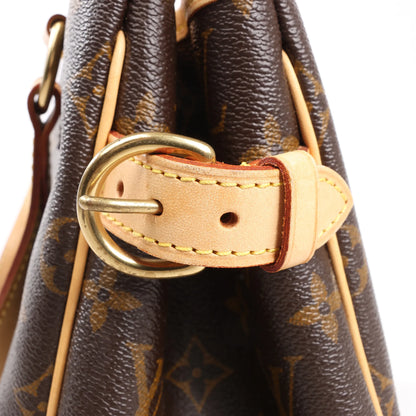 Louis Vuitton Batignolles Monogram Shoulder Bag in Brown M51156