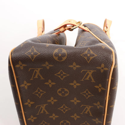Louis Vuitton Batignolles Monogram Shoulder Bag in Brown M51156