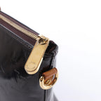 Louis Vuitton Bellevue GM Vernis Leather Shoulder Bag in Burgundy M93589