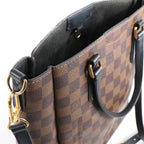 Louis Vuitton Belmont PM Damier Ebene 2Way Handbag in Brown N60348