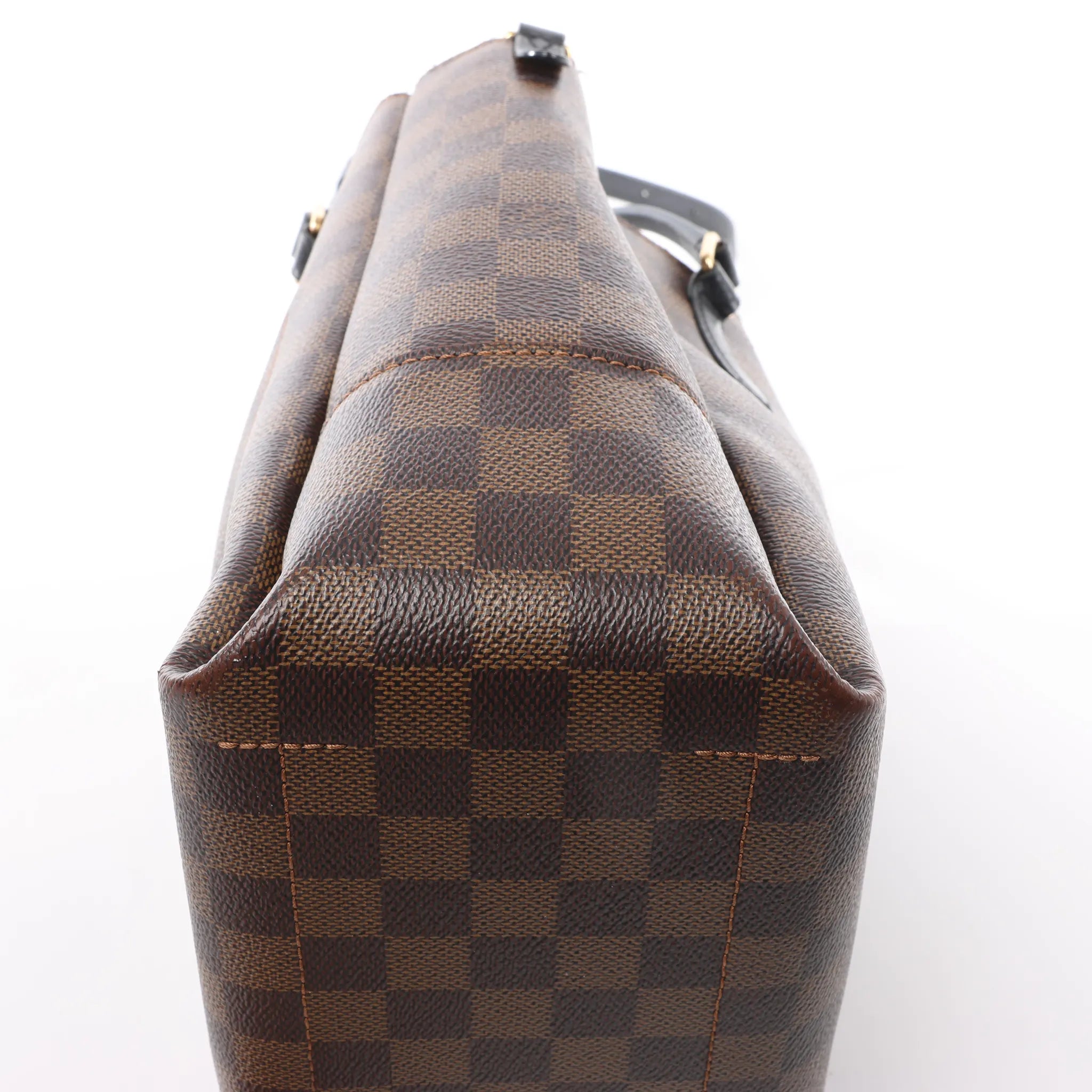 Louis Vuitton Belmont PM Damier Ebene 2Way Handbag in Brown N60348