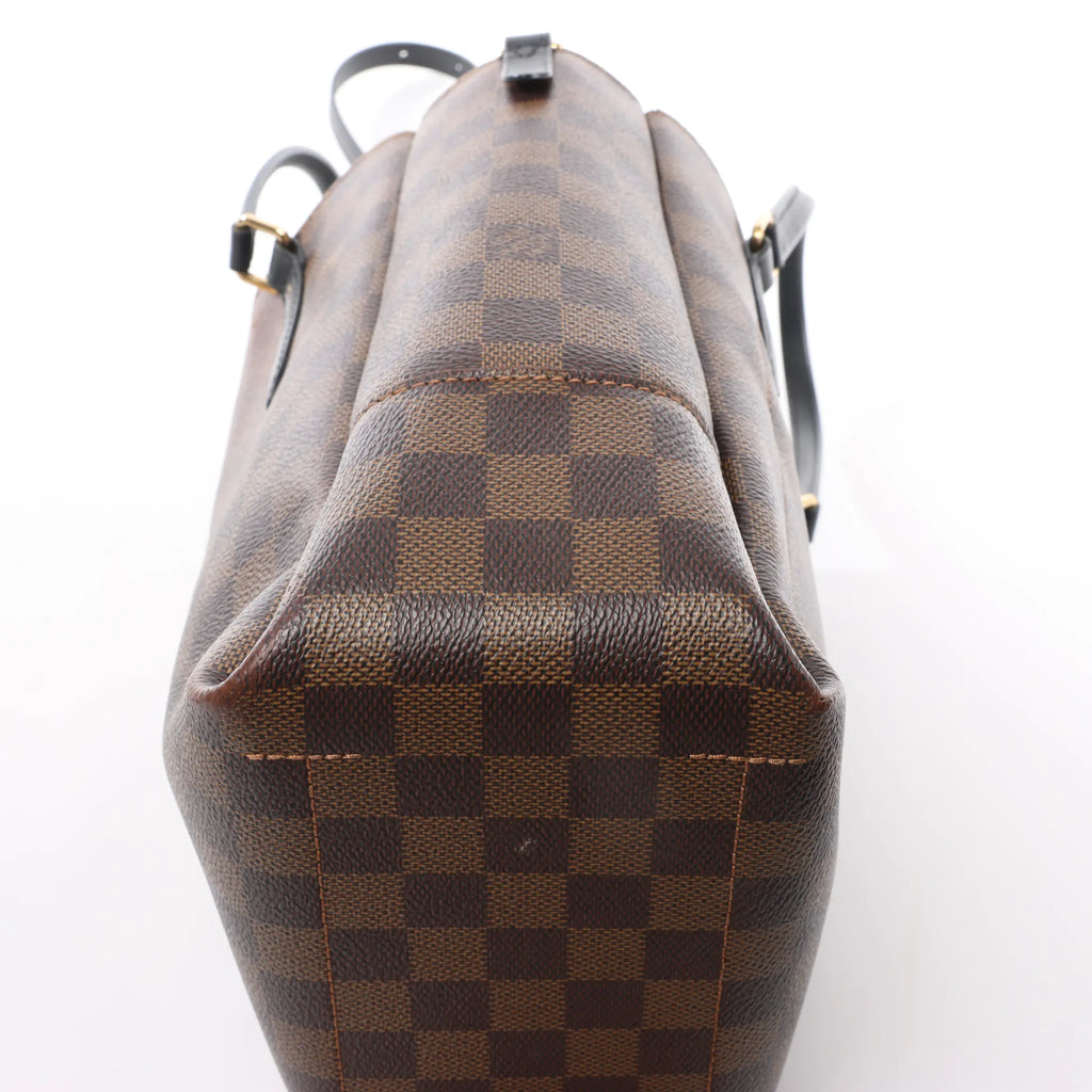 Louis Vuitton Belmont PM Damier Ebene 2Way Handbag in Brown N60348