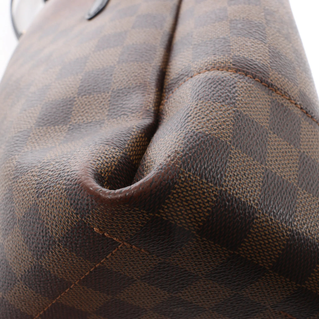 Louis Vuitton Belmont PM Damier Ebene 2Way Handbag in Brown N60348