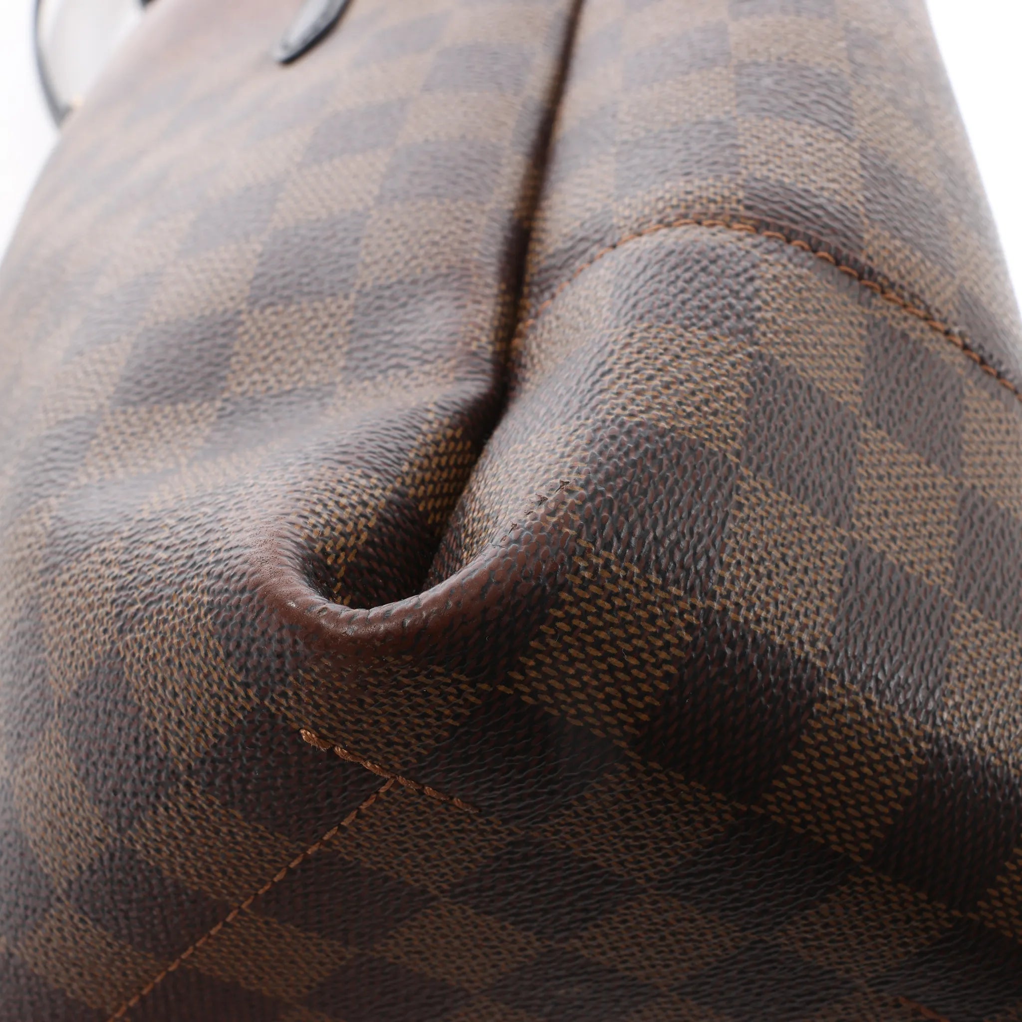 Louis Vuitton Belmont PM Damier Ebene 2Way Handbag in Brown N60348