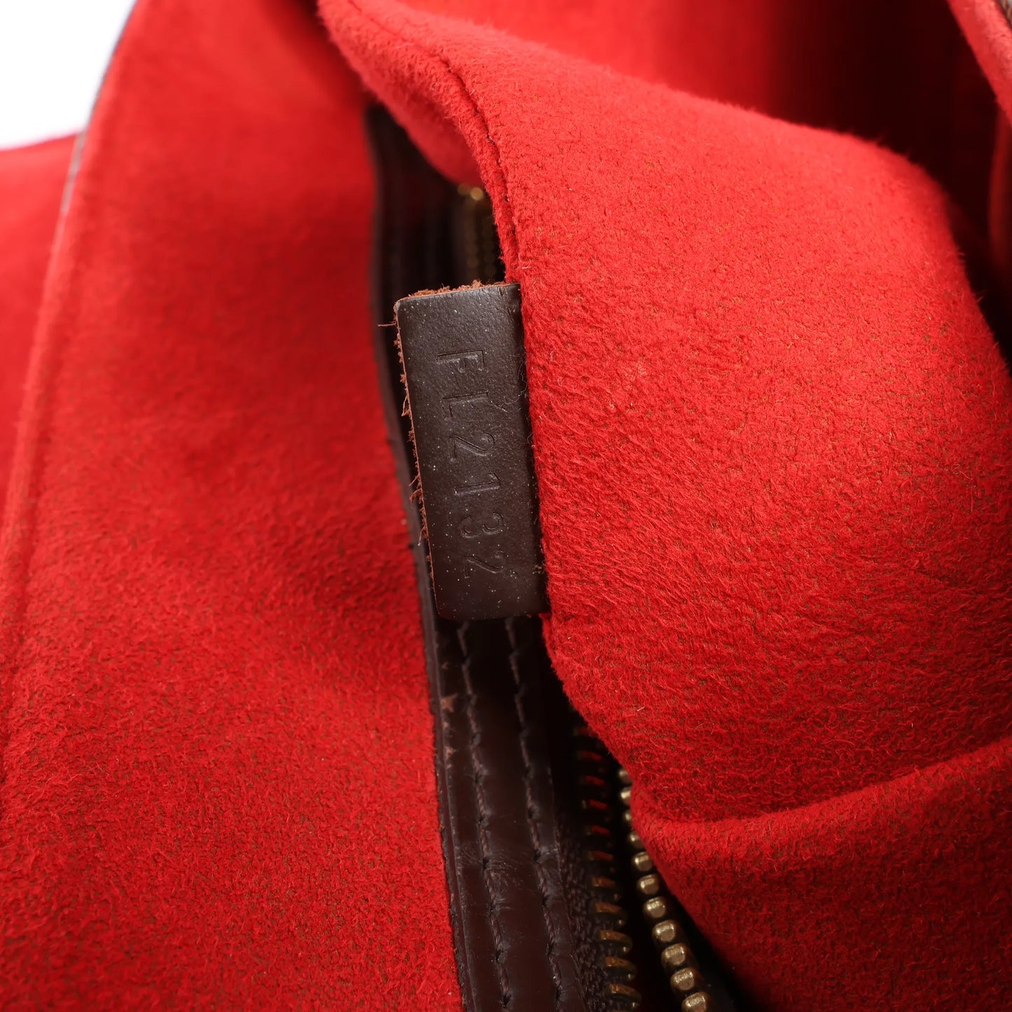 Louis Vuitton Bergamo PM Damier Ebene 2Way Handbag in Brown N41167