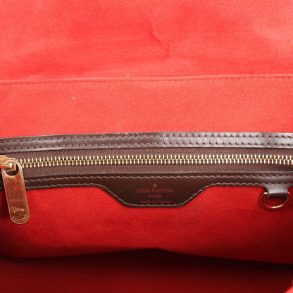 Louis Vuitton Bergamo PM Damier Ebene 2Way Handbag in Brown N41167