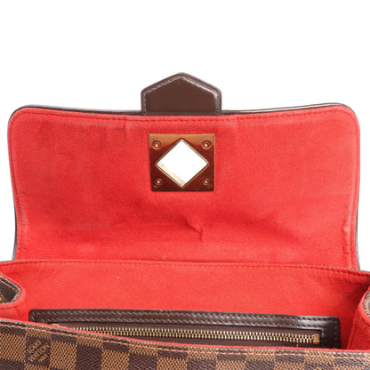 Louis Vuitton Bergamo PM Damier Ebene 2Way Handbag in Brown N41167