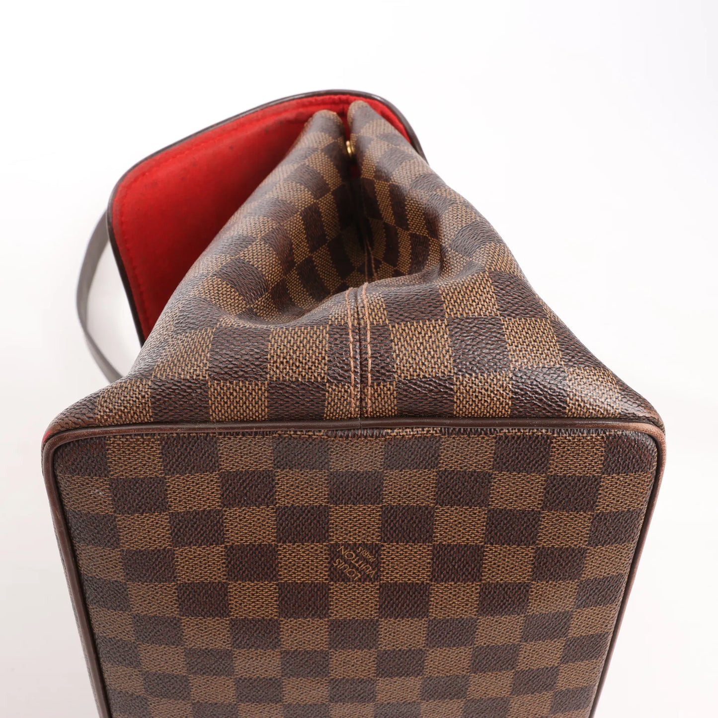 Louis Vuitton Bergamo PM Damier Ebene 2Way Handbag in Brown N41167
