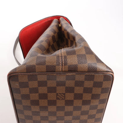 Louis Vuitton Bergamo PM Damier Ebene 2Way Handbag in Brown N41167