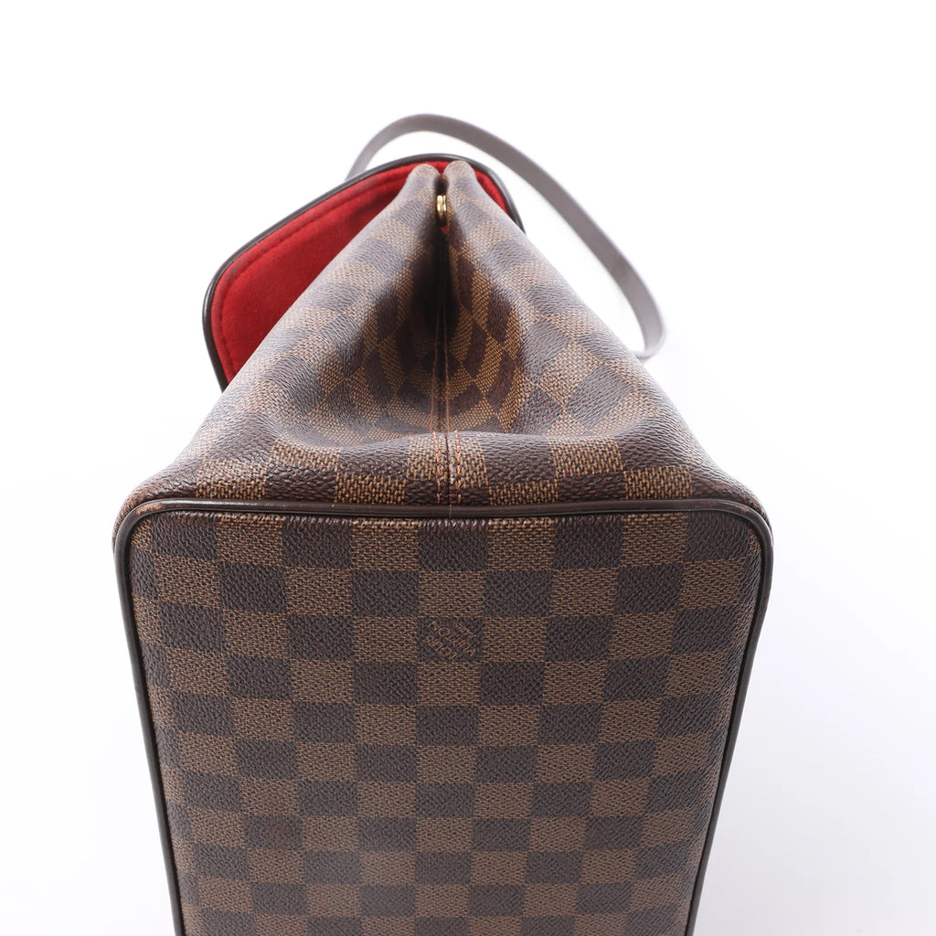 Louis Vuitton Bergamo PM Damier Ebene 2Way Handbag in Brown N41167