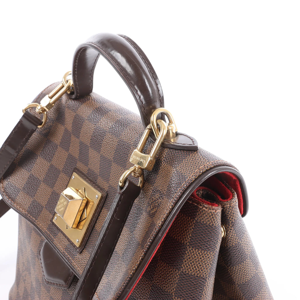 Louis Vuitton Bergamo PM Damier Ebene 2Way Handbag in Brown N41167