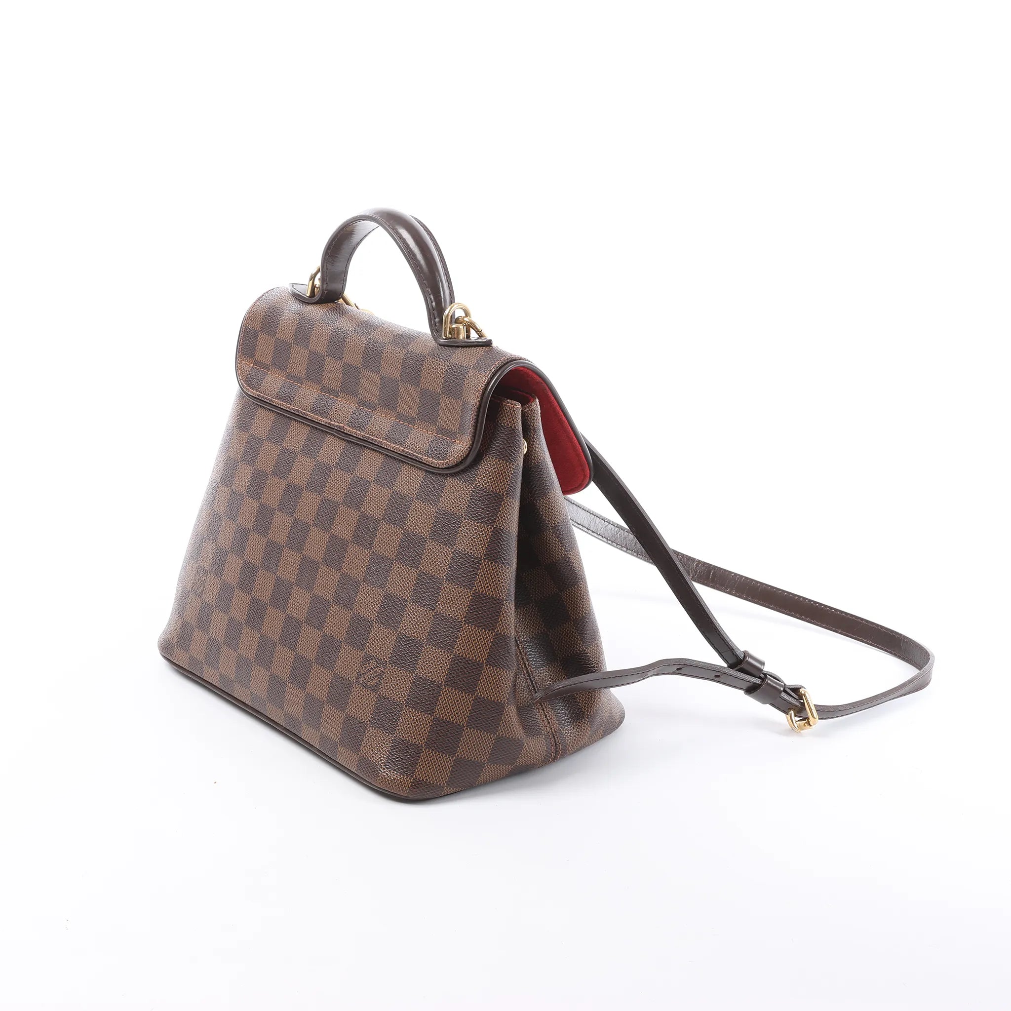 Louis Vuitton Bergamo PM Damier Ebene 2Way Handbag in Brown N41167