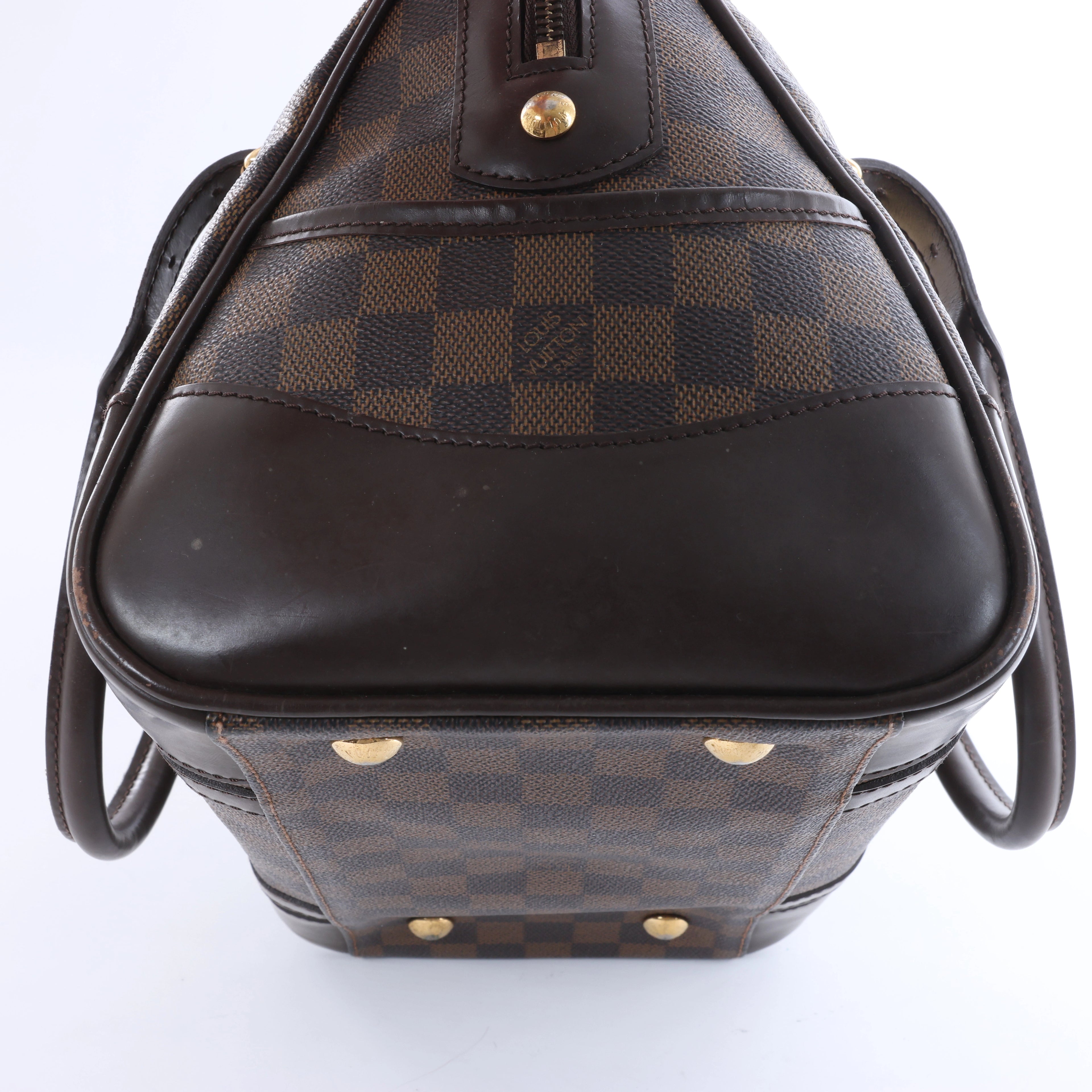 Louis Vuitton Berkeley Damier Ebene Shoulder Bag in Brown N52000
