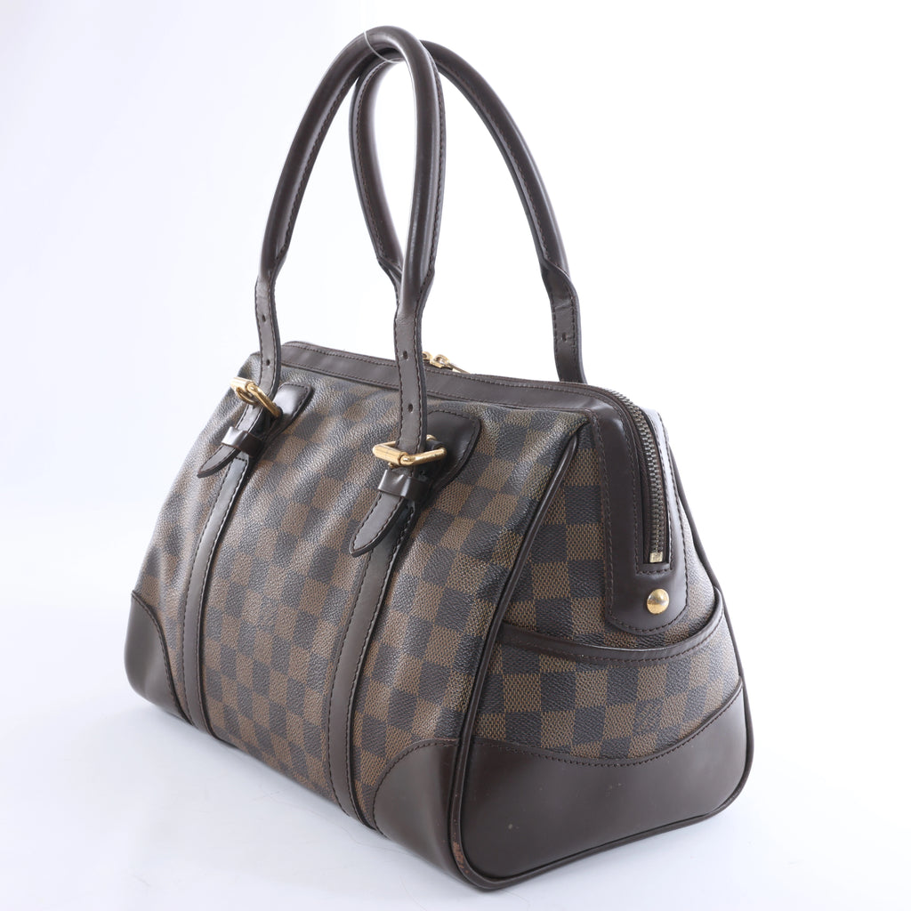 Louis Vuitton Berkeley Damier Ebene Shoulder Bag in Brown N52000
