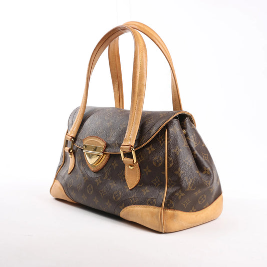 Louis Vuitton Monogram Canvas Beverly GM Handbag in Brown M40120
