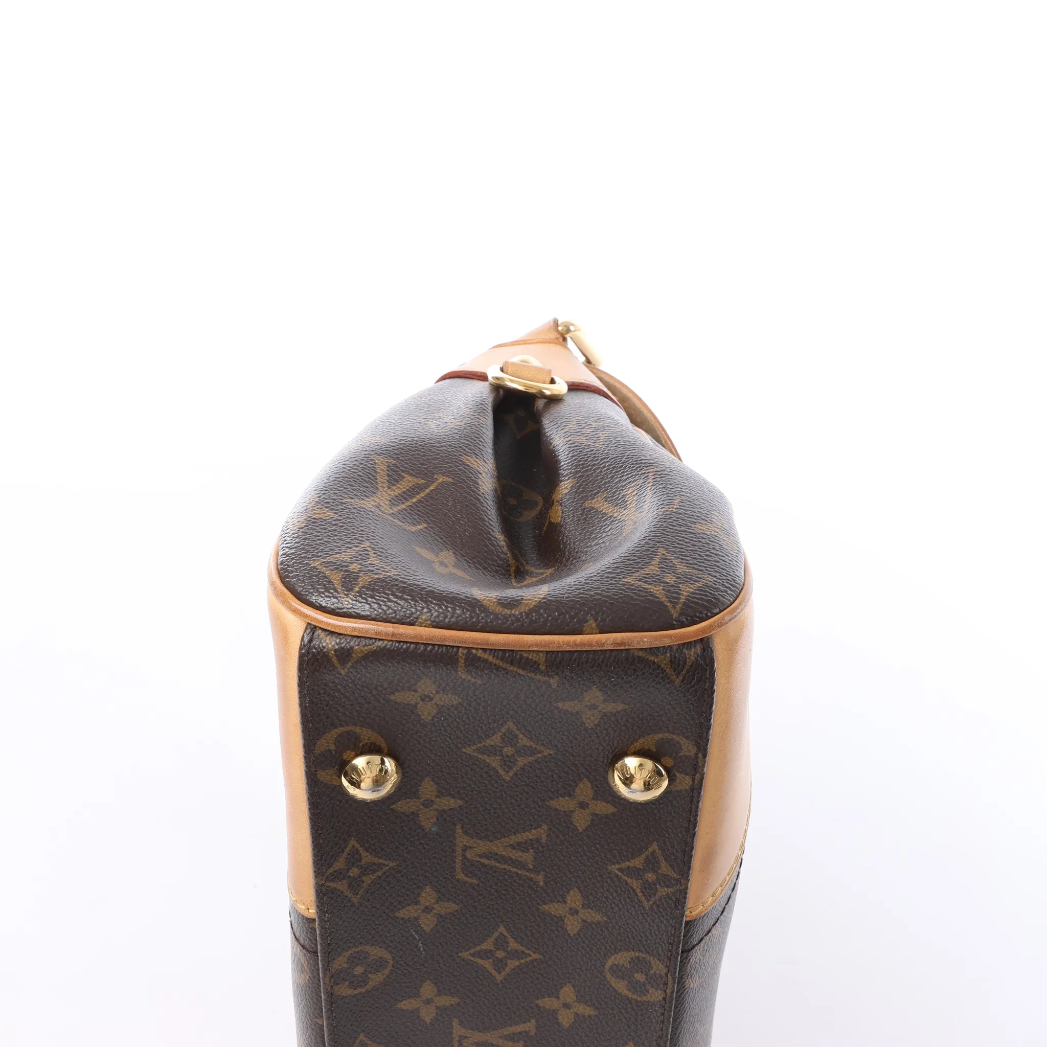 Louis Vuitton Beverly MM Monogram Canvas Shoulder Bag in Brown M40121