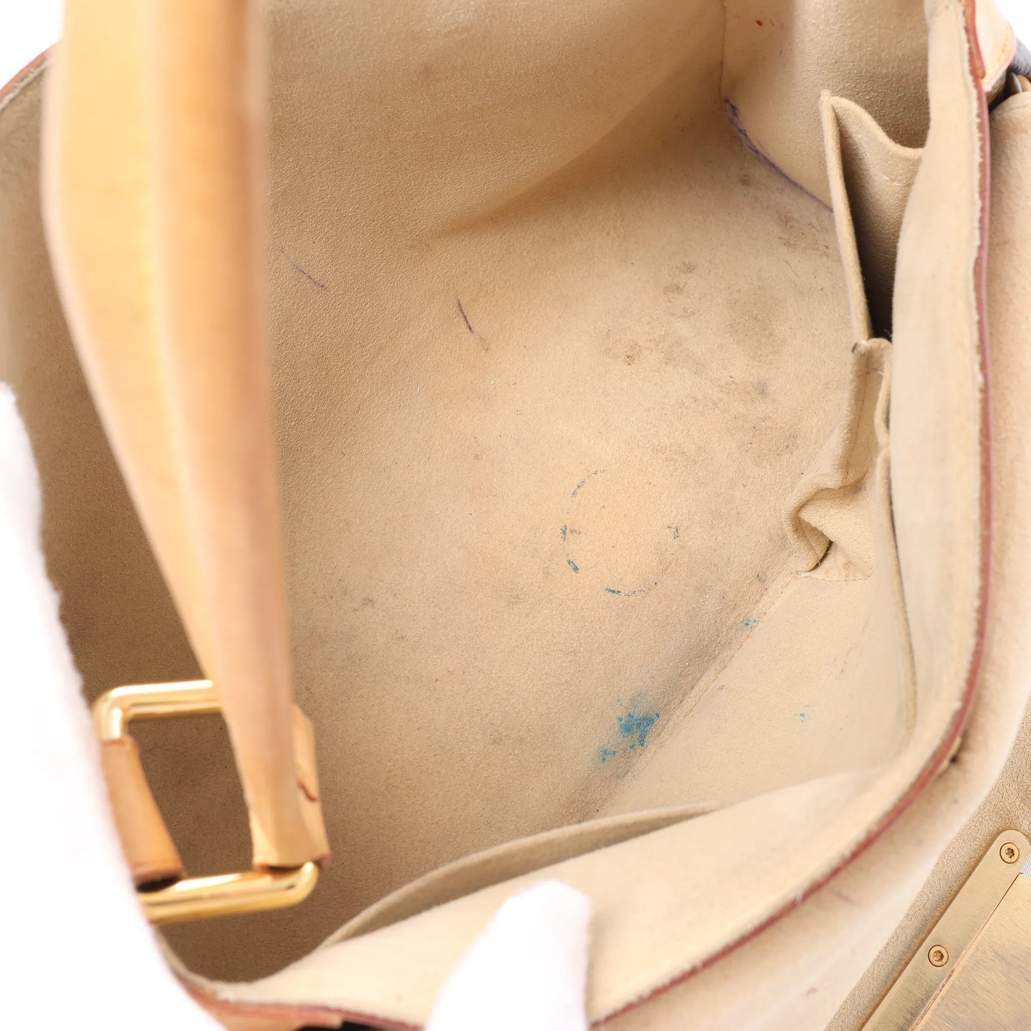 Louis Vuitton Beverly MM Monogram Canvas Shoulder Bag in Brown M40121