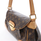 Louis Vuitton Beverly MM Monogram Canvas Shoulder Bag in Brown M40121