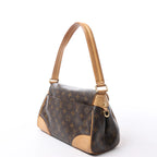Louis Vuitton Beverly MM Monogram Canvas Shoulder Bag in Brown M40121