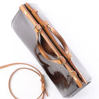 Louis Vuitton Blair MM Vernis 2Way Handbag in Amarante M91619