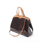 Louis Vuitton Blair MM Vernis 2Way Handbag in Amarante M91619