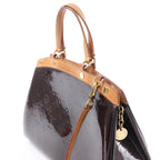 Louis Vuitton Blair MM Vernis 2Way Handbag in Amarante M91619