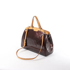 Louis Vuitton Blair MM Vernis 2Way Handbag in Amarante M91690