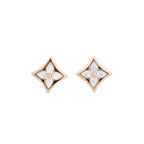 Louis Vuitton Blossom Puz Star Nakre Shells Earrings 750(PG) 3.7g 464622 A08710