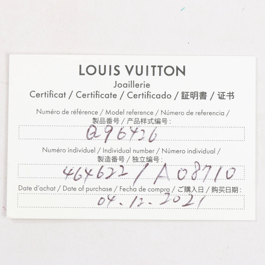 Louis Vuitton Blossom Puz Star Nakre Shells Earrings 750(PG) 3.7g 464622 A08710