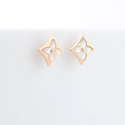 Boucles d'oreilles Louis Vuitton Blossom Puz Star Nakre Shells 750(PG) 3,7 g 464622 A08710