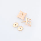 Louis Vuitton Blossom Puz Star Nakre Shells Earrings 750(PG) 3.7g 464622 A08710
