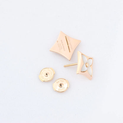 Boucles d'oreilles Louis Vuitton Blossom Puz Star Nakre Shells 750(PG) 3,7 g 464622 A08710