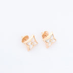 Louis Vuitton Blossom Puz Star Nakre Shells Earrings 750(PG) 3.7g 464622 A08710