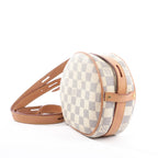 Louis Vuitton Boite Chapeau Souple Damier Azur Crossbody Bag in Beige N40333