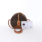 Louis Vuitton Boite Chapeau Souple MM Monogram Leather Crossbody Bag in Brown M52294
