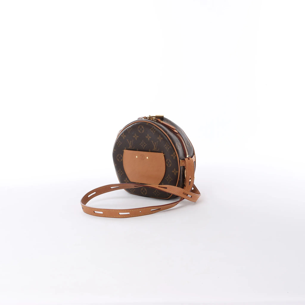 Louis Vuitton Boite Chapeau Souple MM Monogram Leather Crossbody Bag in Brown M52294