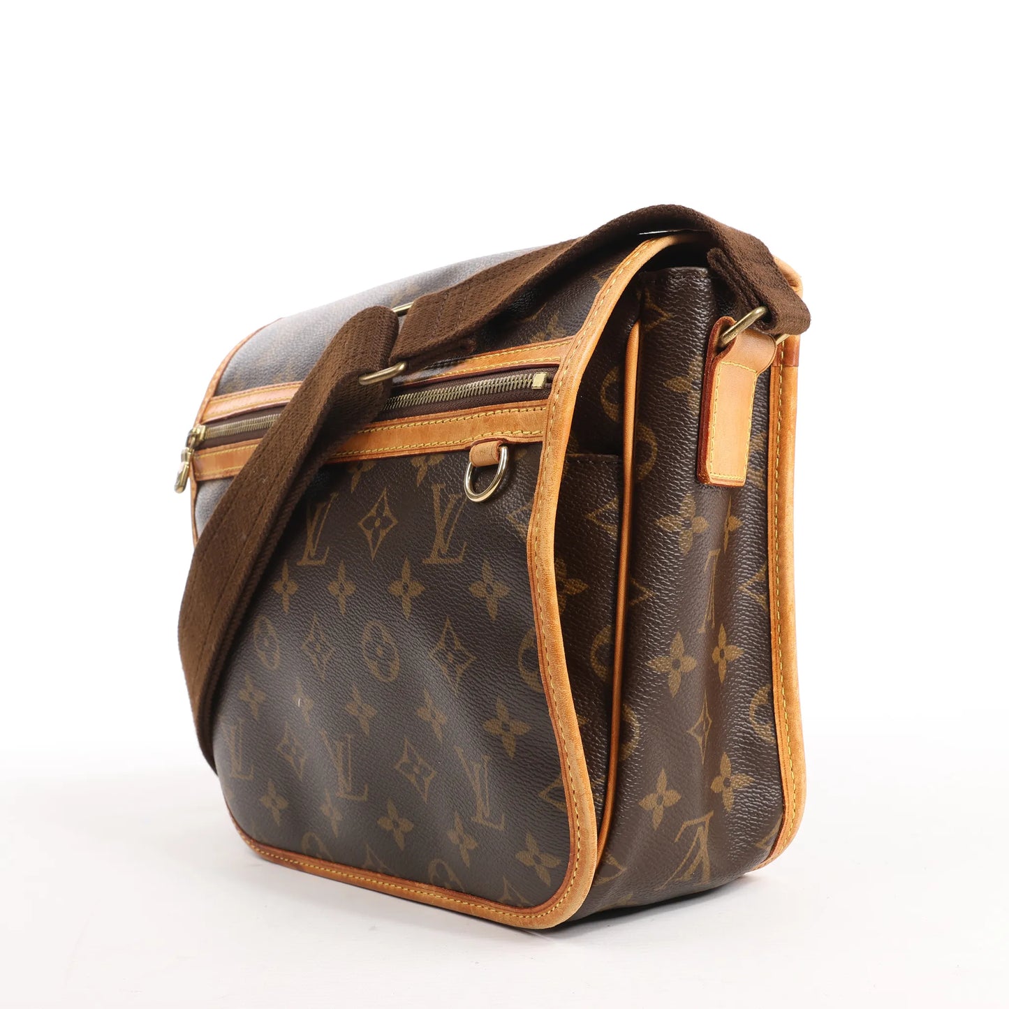 Louis Vuitton Bosphor PM Monogram Crossbody Bag in Braun