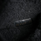 Louis Vuitton Breezy line 19-year Monogram Suede x Sheepskin Boots in Black CL0169, Size 38 EU