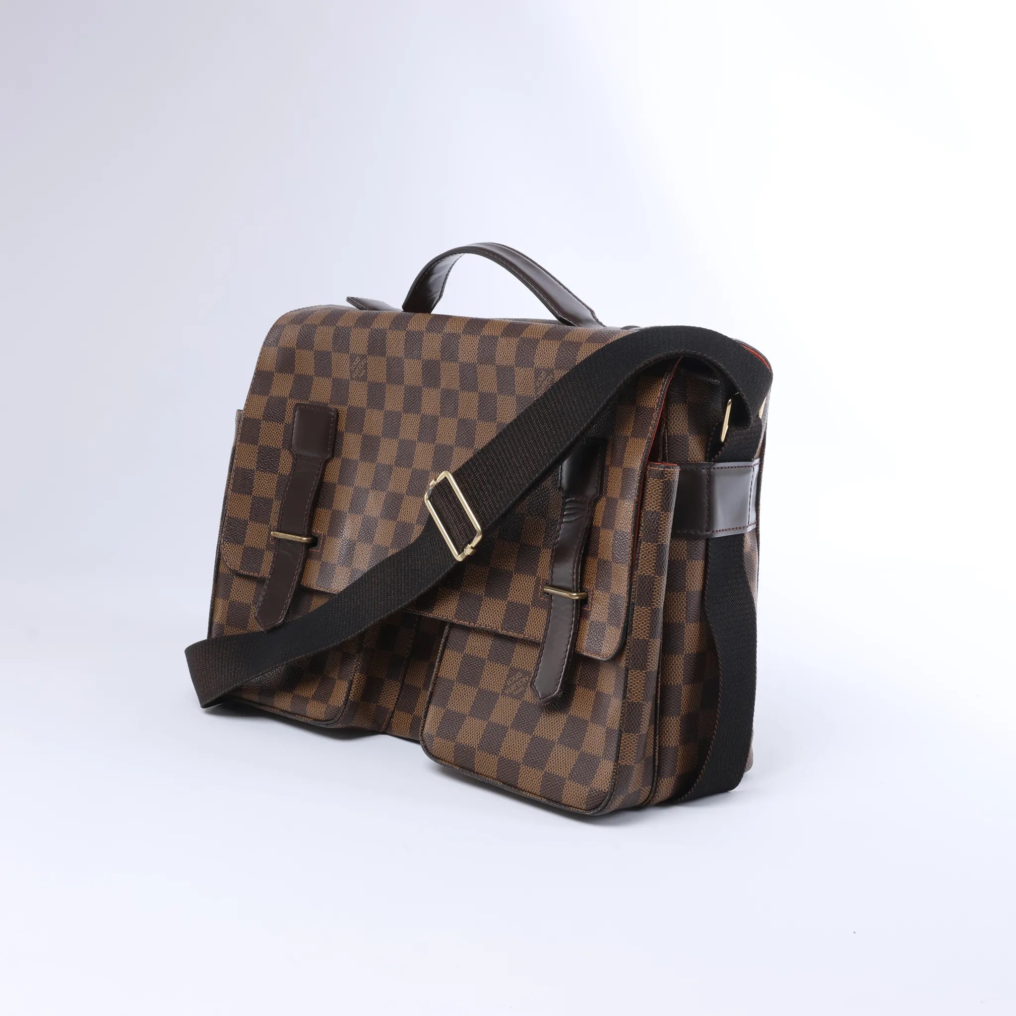 Louis Vuitton Broadway Damier Ebene Messenger Crossbody Bag in Brown N42270