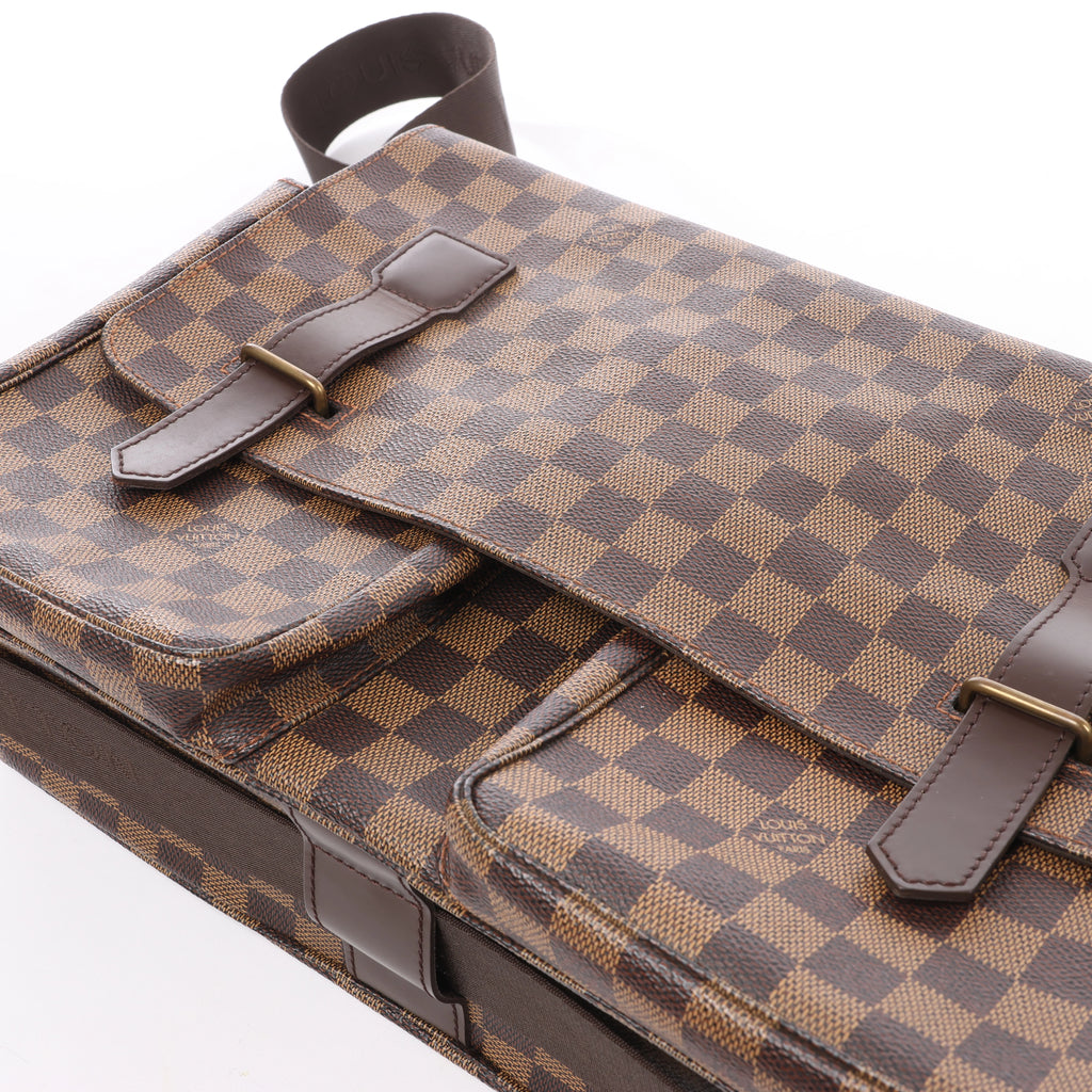 Louis Vuitton Broadway Damier Ebene Messenger Shoulder Bag in Brown N42270