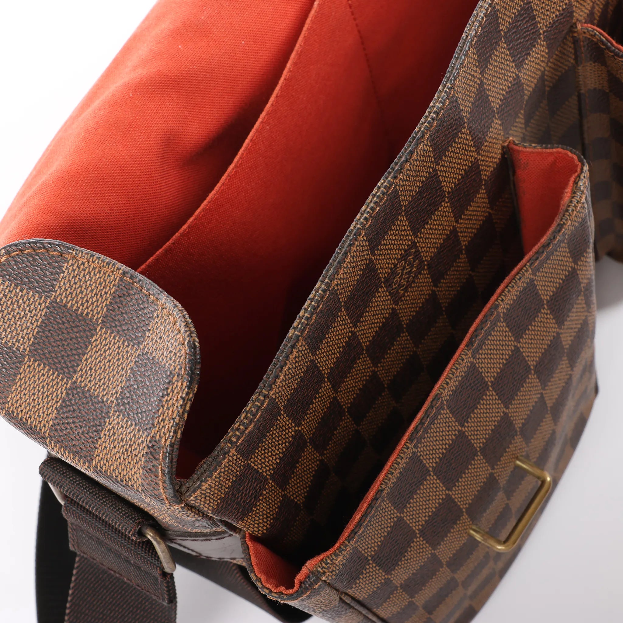 Louis Vuitton Broadway Damier Ebene Shoulder Bag in Brown N42270