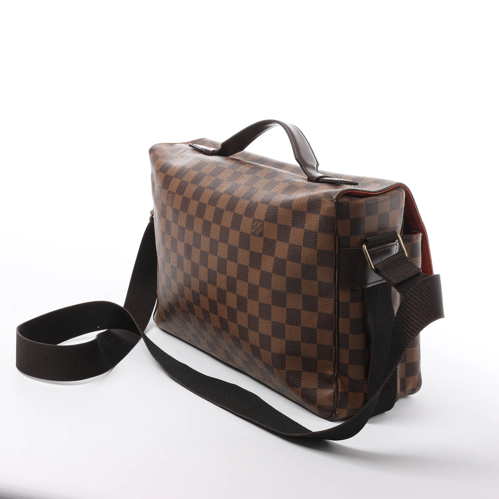 Louis Vuitton Broadway Damier Ebene Shoulder Bag in Brown N42270