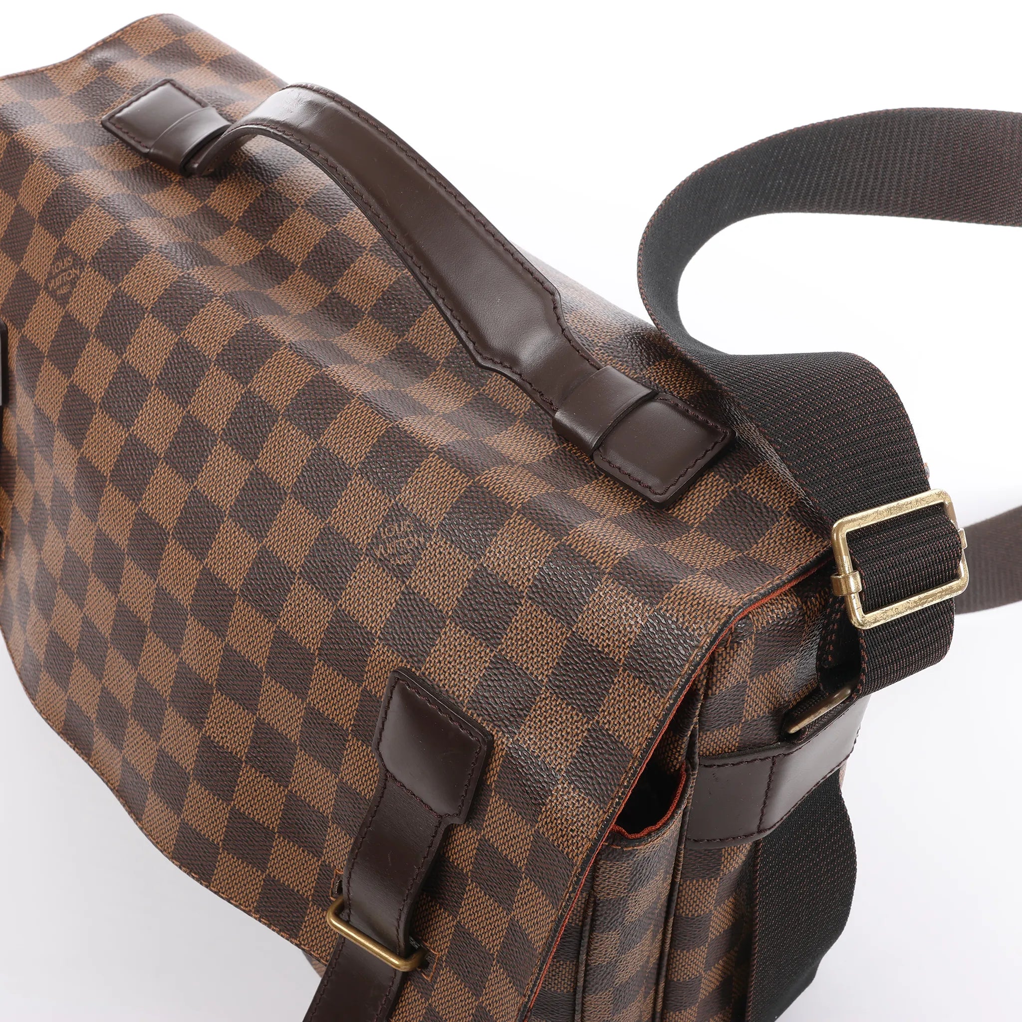 Louis Vuitton Broadway Damier Ebene Shoulder Bag in Brown N42270