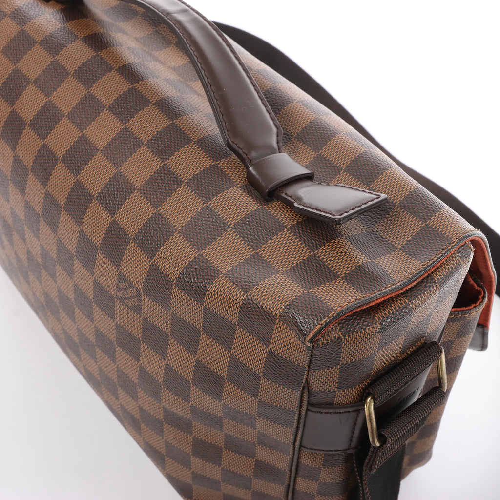 Louis Vuitton Broadway Damier Ebene Shoulder Bag in Brown N42270
