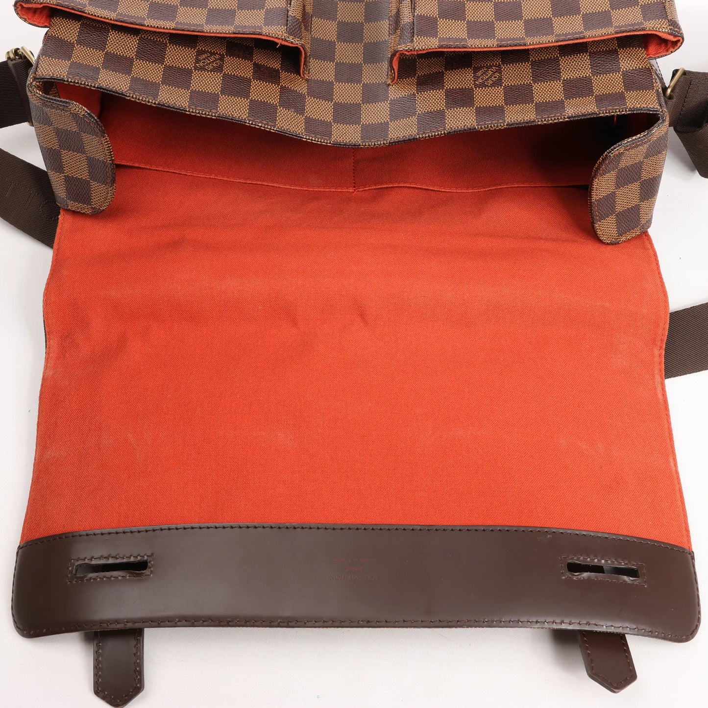 Louis Vuitton Broadway Damier Ebene Shoulder Bag in Brown N42270