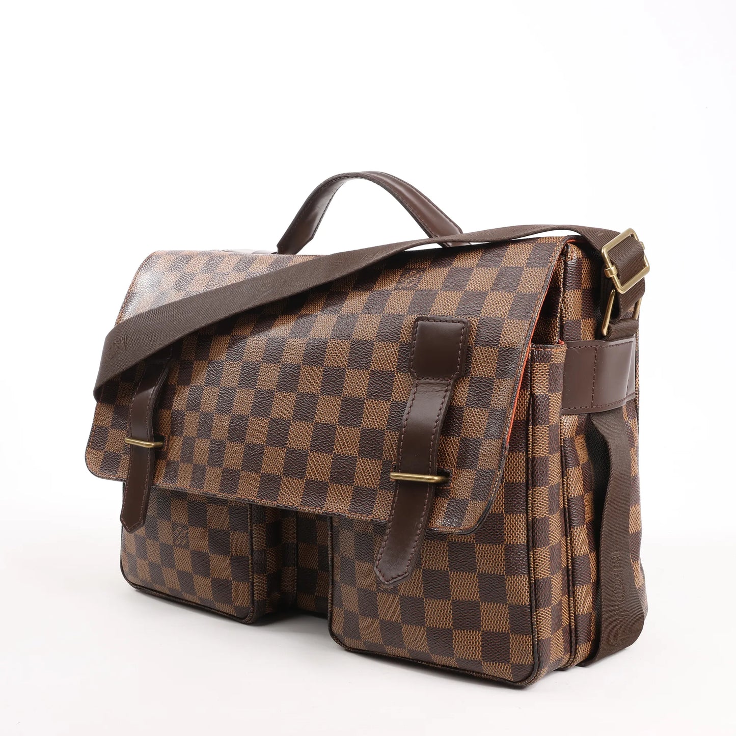 Louis Vuitton Broadway Damier Ebene Shoulder Bag in Brown N42270