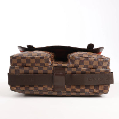 Louis Vuitton Broadway Damier Ebene Shoulder Bag in Brown N42270